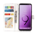 Miniatyrbilde 4 av 6: Samsung Galaxy S9 Plus Lommebok-deksel - Blå Sommerfugl og Blomst Multicolor
