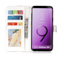 Pikkukuva 4 / 6: Samsung Galaxy S9 Plus Lompakkokotelo - Sininen Perhonen ja Kukka Multicolor