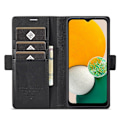 Pikkukuva 3 / 6: LC.IMEEKE Lompakkokotelo Samsung Galaxy S24 FE - Musta Black