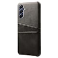 Pikkukuva 2 / 4: Samsung Galaxy A15 KSQ Pu-nahkapäällysteinen kuori kova kotelo Black
