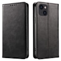 Miniatyrbillede 1 af 7: Wallet Stand Telefontaske til iPhone 15 Plus Cell Cover - Sort Black