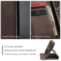 Miniatyrbillede 7 af 11: CASEME Retro tegnebog taske til Xiaomi Mi 11 - Kaffe Brown