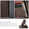 Pikkukuva 7 / 11: CASEME Retro lompakkokotelo Xiaomi Mi 11: lle - Kahvi Brown
