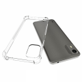 Miniatyrbilde 2 av 5: Deksel for Nokia C12 - støtdempende, forsterkede hjørner i TPU Transparent