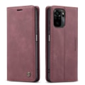 Pikkukuva 1 / 6: CASEME Retro Wallet Case for Xiaomi Redmi Note 10 4G/Note 10S - Red Red