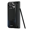 Miniatyrbillede 6 af 6: Til Google Pixel 9 Pro Fold 5G Etui Kickstand med Hærdet Glasfilm, Stylus - Sort Black