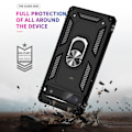 Miniatyrbillede 4 af 7: Til Google Pixel 6a 5G Anti-drop TPU+PC-telefonetui Black