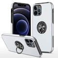 Pikkukuva 1 / 7: iPhone 13 Mini Finger Ring Kickstand Hybrid Case Silver Silver