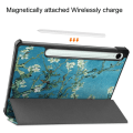 Miniatyrbild 7 av 8: Slim Fit Cover Fodral Till Samsung Galaxy Tab S9 FE - Blossom multifärg