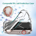 Miniatyrbillede 7 af 7: Apple Watch Series 7 41mm Protection Soft TPU Smart Watch Case Cover Transparent