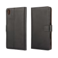 Pikkukuva 1 / 5: Sony Xperia Z5 Plånboksfodral Läder Black