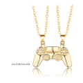 Miniatyrbild 4 av 5: Magnetisk Game Controller Handkontroll Halsband Par Present Guld