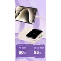 Miniatyrbild 7 av 10: 10000mAh Snabb Bärbar Powerbank Super Fast Charging USB-C 22,5W Blå