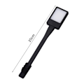 Miniatyrbillede 10 af 11: Genopladeligt læselys læselampe Clip On LED Book Light - Sort Black
