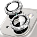 Pikkukuva 1 / 5: iPhone 15 / 15 Plus Ring Circle Lens -elokuvasetti Glitter Silver
