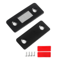 Pikkukuva 1 / 8: 2Pcs / Set Magnetic Door Catch Drawer Cabinet Closer Adhesive Black