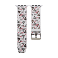 Pikkukuva 5 / 5: Silicone Watchband for Apple Watch 4 40mm, Series 3 / 2 / 1 38mm - Flamingo Multicolor
