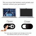 Miniatyrbillede 4 af 7: 6 stk Anti-spion computerkamera beskyttelsesskyder Anti-Peep Privacy - Starry Sky 2 Blue