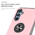 Miniatyrbillede 7 af 7: Samsung Galaxy S25 / S24 Fingerring Kickstand Hybrid Taske Pink