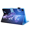Miniatyrbillede 6 af 8: For Samsung Galaxy Tab A9 Flip Stand Case PU Leather Pattern Tablet Cover Multicolor