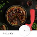 Miniatyrbild 4 av 6: Pizza Slicer Pizzaskärkniv Tårtverktyg Pizzahjul - Svart Svart