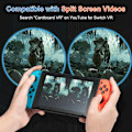 Miniatyrbilde 7 av 11: Kompatibel med Nintendo Switch LCD/OLED VR-briller Virtual Reality-briller Red