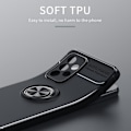 Pikkukuva 3 / 11: Samsung Galaxy A33 5G Finger Ring Kickstand (Built-in Metal Sheet) Case Black