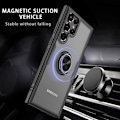 Miniatyrbillede 8 af 8: Samsung Galaxy S22 Ultra Fingerring Kickstand Hybrid Taske - Sort Black