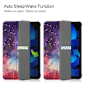 Pikkukuva 7 / 10: Apple iPad 10.9 2022 Slim fit tri-fold fodral - Space Multicolor