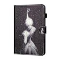 Miniatyrbillede 3 af 7: For iPad 10.2 (2021)/(2020)/(2019) Tablet Cover Stand Case - Girl Multicolor
