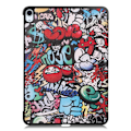 Pikkukuva 5 / 8: iPad Air 11 (2024) Kotelo Auto Herää / Nuku Kolminkertainen Taittojalusta Tabletin Suoja - Graffiti Multicolor