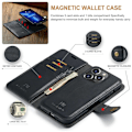 Miniatyrbilde 10 av 11: iPhone 14 Pro DG.MING Avtakbar 2-i-1 Lommebokdeksel Black