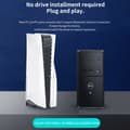 Miniatyrbillede 8 af 11: Til Sony PS5 PS4 PC Bluetooth USB 3,5 mm Audio Transmitter Trådløs modtager Black