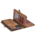 Miniatyrbild 6 av 11: CASEME iPhone 11 Pro Max Retro Split läder plånboksfodral - Brun Brun