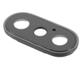 Pikkukuva 2 / 4: iPhone X Back Camera Lens Cover with Bracket and Glass Replacement - Black Transparent