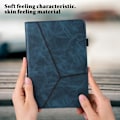 Miniatyrbillede 9 af 11: Til iPad 10.2 (2021)/(2020)/(2019) Almindeligt PU-læder tabletcover Blue