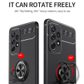 Pikkukuva 4 / 6: Finger Ring Kickstand TPU Case for Samsung Galaxy A73 5G Black