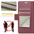 Pikkukuva 7 / 10: CASEME Retro Lompakkokotelo Pixel 8a Red