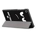 Miniatyrbild 8 av 8: Tri-fold Fodral till Lenovo Tab M10 Plus FHD - Do not Touch Me Svart