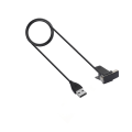 Miniatyrbillede 2 af 4: 30cm udskiftning USB opladningskabel til Fitbit Alta - sort Black