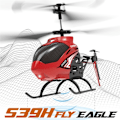 Miniatyrbillede 2 af 11: Radiostyret helikopter Smart Altitude Hold RC 2.4G Trådløs Legering 2 Batterier Black
