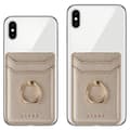 MUXMA Kortholder Ringstativ RFID Blokkerende Kredittkort - Gull Gold