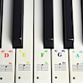 Miniatyrbild 4 av 6: Piano Klaviatur Orgel Keyboard märken för 88/61/49/37 tangenter multifärg