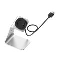 Miniatyrbillede 7 af 10: Til Garmin Venu 3 Venu 3S Vivoactiv 5 oplader opladningsdock Silver