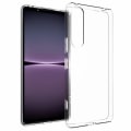 Pikkukuva 1 / 7: Sony Xperia 1 V Clear Soft TPU Case with Non-slip Inner - Transparent Transparent