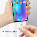 Miniatyrbillede 2 af 2: MICRODRIVE 256 GB USB-hukommelse 2i1 USB-A + USB-C flashdrev Silver