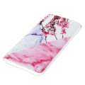 Miniatyrbillede 3 af 5: Marble Pattern IMD TPU Soft Back Case for Samsung Galaxy A70 - Style I Black