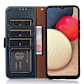 Miniatyrbild 4 av 8: KHAZNEH OnePlus 10T / Ace Pro Plånboksfodral - Blå/Brun Blå