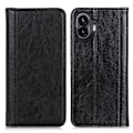 Miniatyrbillede 1 af 7: For Nothing-telefon (2) 5G tegnebogstativ telefoncover - sort Black