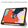 Miniatyrbild 8 av 9: Apple iPad Air (2020) (2022) Slim fit tri-fold fodral - Beautiful Girl multifärg
